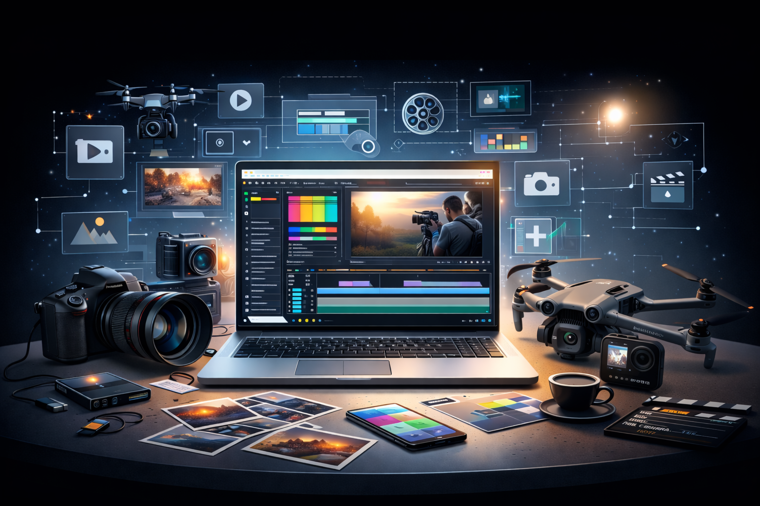 reportage photos vidéos drone et montage vidéo Graph Gamma